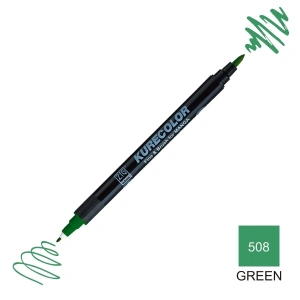 Zig Kurecolor Mangaka Fine&Brush Çift Taraflı Kalem CNKC-2200 No 508 Green