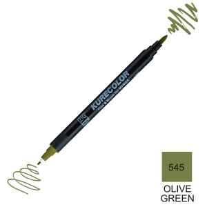 Zig Kurecolor Mangaka Fine&Brush Çift Taraflı Kalem CNKC-2200 No 545 Olive Green