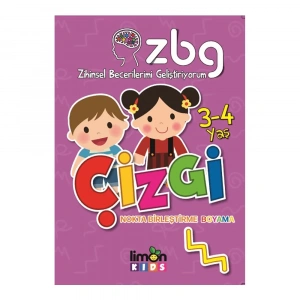 Zihinsel Becerilerimi Geliştiriyorum 3-4 Yaş Çizgi
