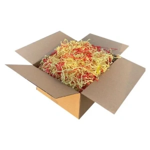 Zikzak Kırpık Kağıt Dolgu Malzemesi -Sarı Kırmızı - 250Gr.