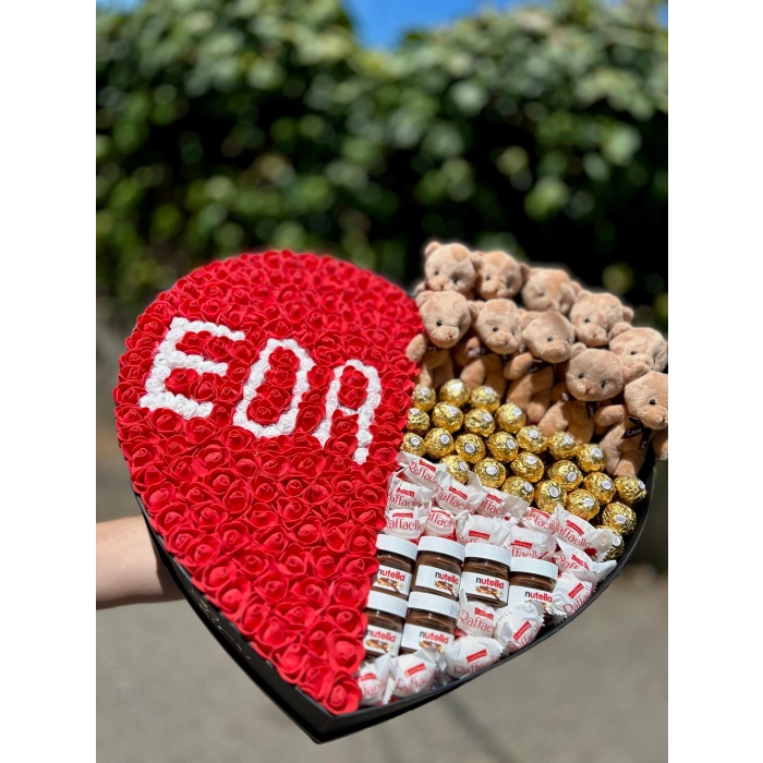 Kişiye Özel Çikolatalı Dev Kutu