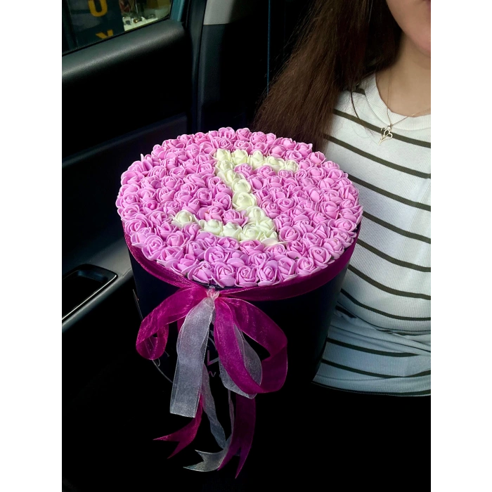 Lateks Gül Harf Kutu