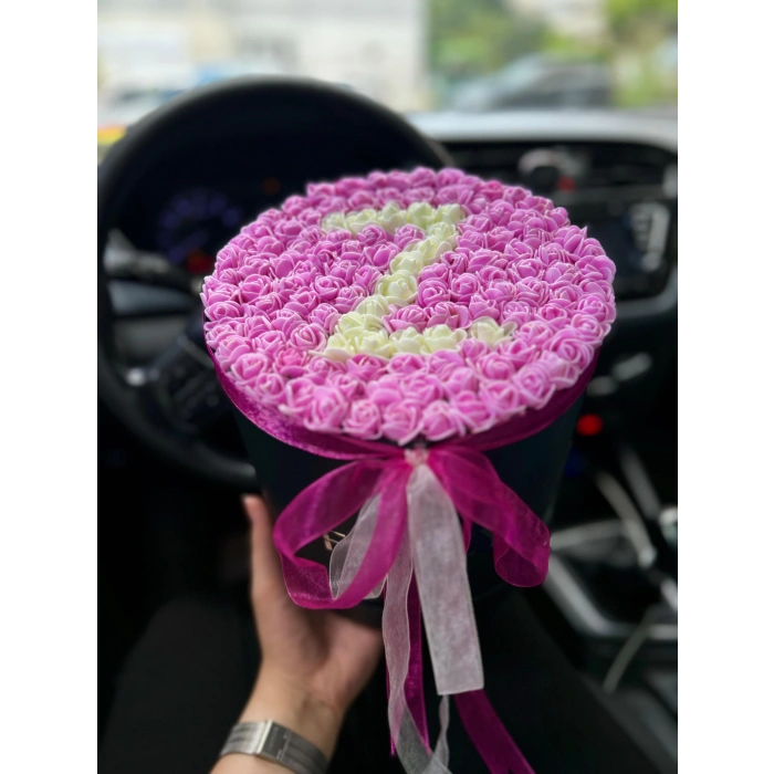 Lateks Gül Harf Kutu