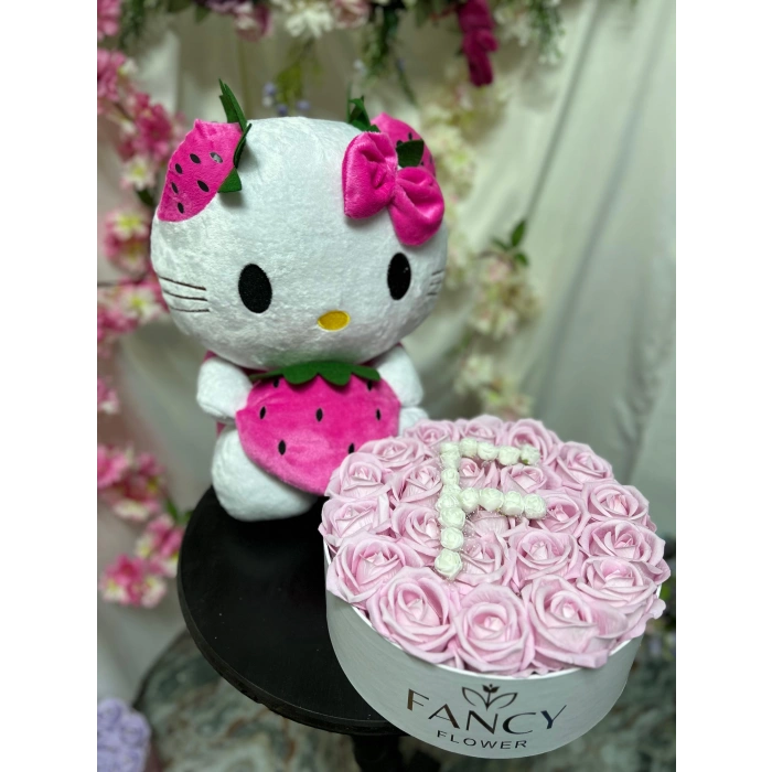 Peluş Hello Kitty ve Harf Kutu
