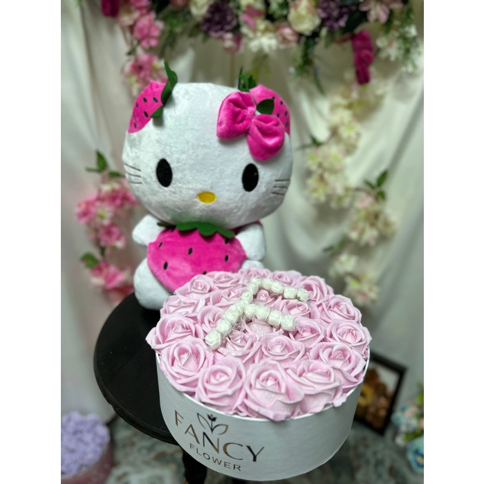 Peluş Hello Kitty ve Harf Kutu