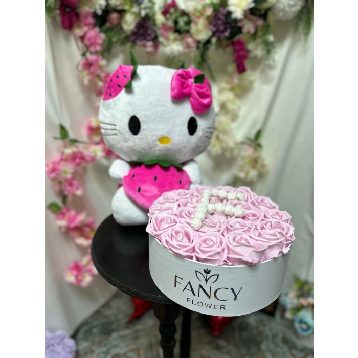 Peluş Hello Kitty ve Harf Kutu