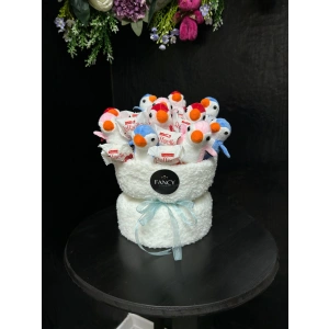 Peluş Penguen Buketi