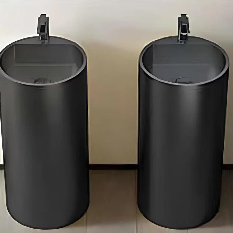 Schnelle Sch BK8801 Black Monoblok Oval Çelik Lavabo