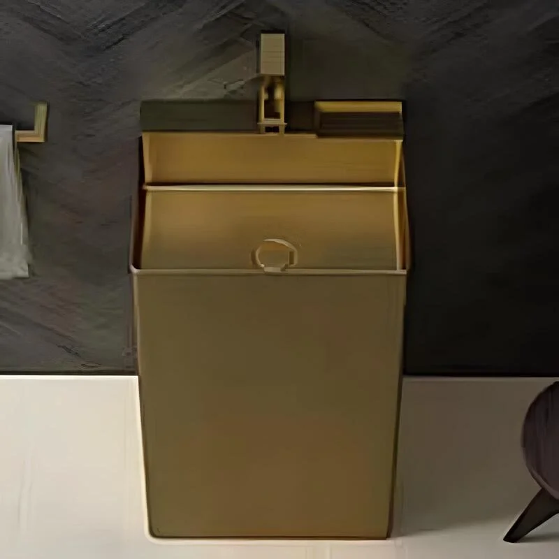 Schnelle Sch B8803 Rustik Monoblok Dikdörtgen Çelik Lavabo