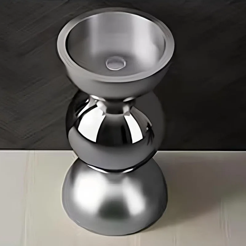 Schnelle Sch S8827 Chrome Oval Monoblok Çelik Lavabo