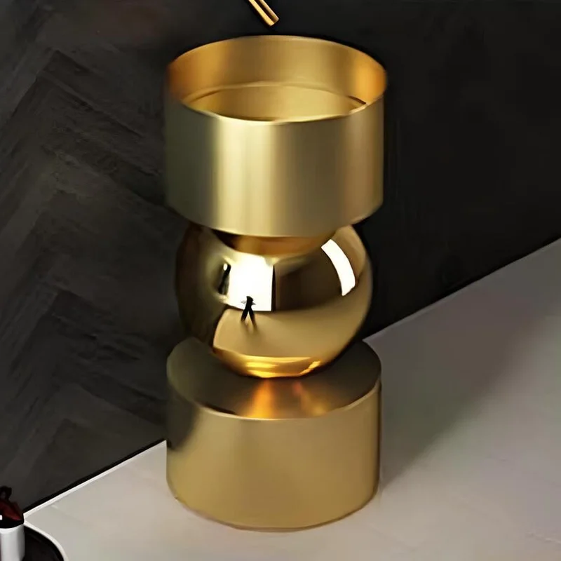 Schnelle Sch G8828 Gold Oval Monoblok Çelik Lavabo