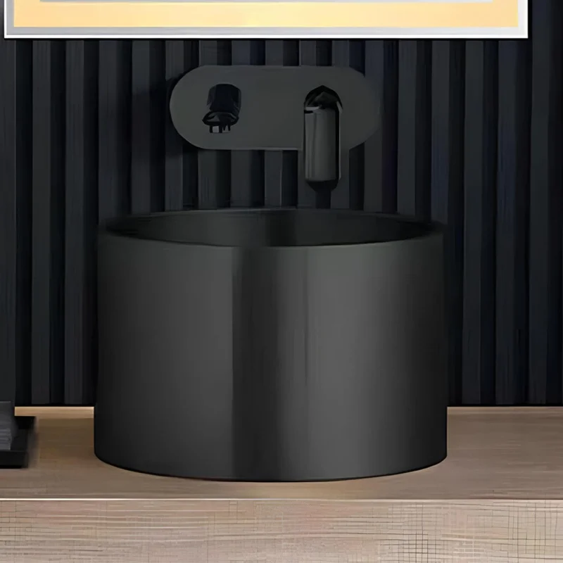 Schnelle Sch BK5511 Black Tezgah Üstü Oval Çelik Lavabo