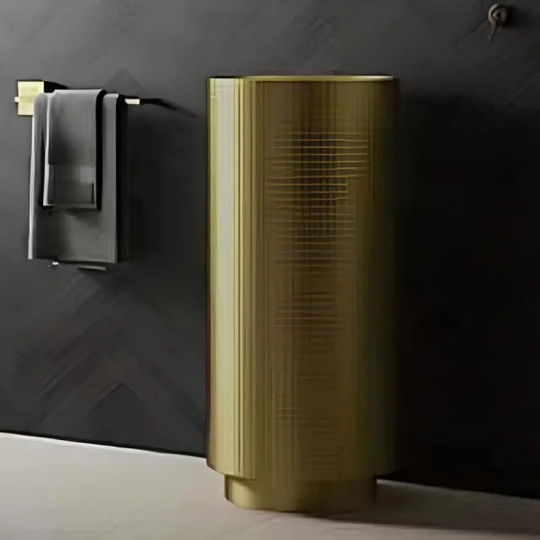 Schnelle Sch B8822 Rustik Monoblok Oval Çelik Lavabo