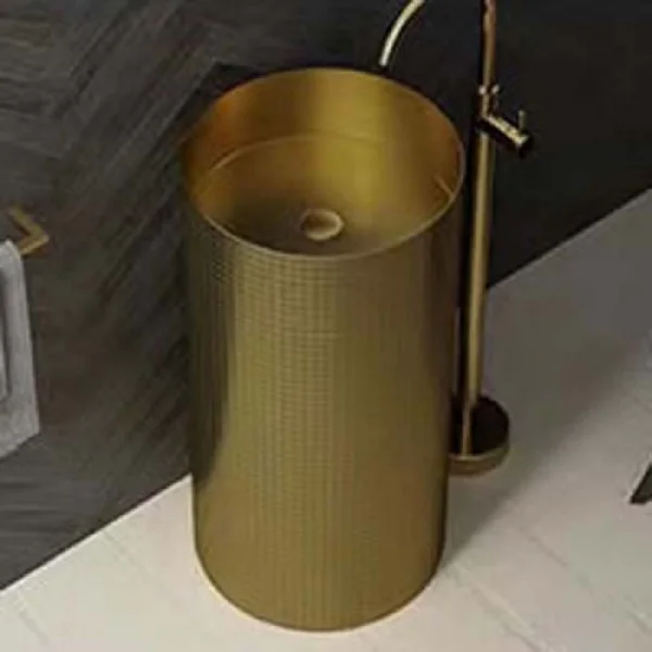 Schnelle Sch B8823 Rustik Monoblok Oval Çelik Lavabo