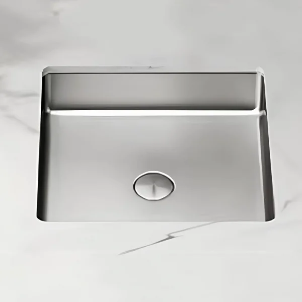 Schnelle Sch S203 Chrome Tezgah Altı Dikdörtgen Çelik Lavabo