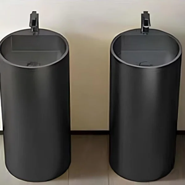 Schnelle Sch BK8801 Black Monoblok Oval Çelik Lavabo