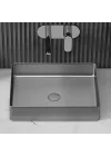 Schnelle Sch BL5504 Grey Tezgah Üstü Dikdörtgen Çelik Lavabo