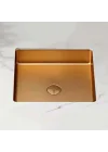 Schnelle Sch RG203 Rose Gold Tezgah Altı Dikdörtgen Çelik Lavabo