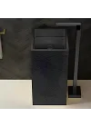 Schnelle Sch BK8826 Black Monoblok Kare Çelik Lavabo