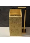 Schnelle Sch G8826 Gold Monoblok Kare Çelik Lavabo