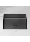 Schnelle Sch BK204 Black Tezgah Altı Kare Çelik Lavabo