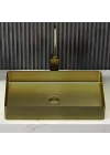 Schnelle Sch B5502 Rustik Tezgah Üstü Dikdörtgen Çelik Lavabo