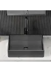 Schnelle Sch BK5514 Black Tezgah Üstü Dikdörtgen Çelik Lavabo