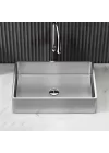 Schnelle Sch S5514 Chrome Tezgah Üstü Dikdörtgen Çelik Lavabo