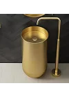 Schnelle Sch G8813 Gold Oval Monoblok Çelik Lavabo