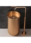 Schnelle Sch RG8813 Rose Gold Oval Monoblok Çelik Lavabo