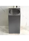 Schnelle Sch BL8816 Grey Kare Monoblok Çelik Lavabo