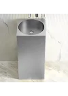 Schnelle Sch S8816 Chrome Kare Monoblok Çelik Lavabo