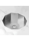 Schnelle Sch S206 Chrome Tezgah Altı Hegzagon Çelik Lavabo