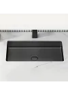 Schnelle Sch BK208 BlackTezgah Altı Dikdörtgen Çelik Lavabo