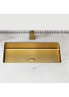 Schnelle Sch G208 Gold Tezgah Altı Dikdörtgen Çelik Lavabo