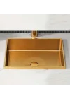 Schnelle Sch RG210 Rose Gold Tezgah Altı Dikdörtgen Çelik Lavabo
