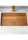 Schnelle Sch RG202 Rose Gold Tezgah Altı Dikdörtgen Çelik Lavabo