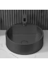 Schnelle Sch BK5506 Black Tezgah Üstü Oval Çelik Lavabo