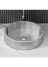 Schnelle Sch S5509 Chrome Tezgah Üstü Hegzagon Çelik Lavabo