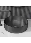 Schnelle Sch BK5512 Black Tezgah Üstü Oval Çelik Lavabo