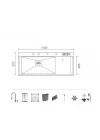 Schnelle AQ 11850NX 118 Cm Mutfak Evyesi
