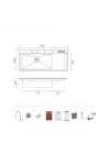 Schnelle AQ 11850X 118 Cm Mutfak Evyesi