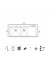 Schnelle AQ 12050NX 120 Cm Mutfak Evyesi