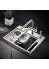 Schnelle AQ 5644JH 56 Cm Ultrasonik Mutfak Evyesi