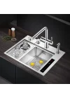 Schnelle AQ 5644JH 56 Cm Ultrasonik Mutfak Evyesi