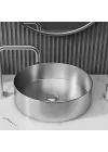 Schnelle Sch S5512 Chrome Tezgah Üstü Oval Çelik Lavabo