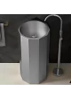 Schnelle Sch S8821 Chrome Monoblok Hegzagon Çelik Lavabo