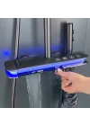 Schnelle Space Black Dijital Termostatik Duş Seti