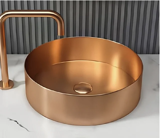 Oval Çelik Lavabolar