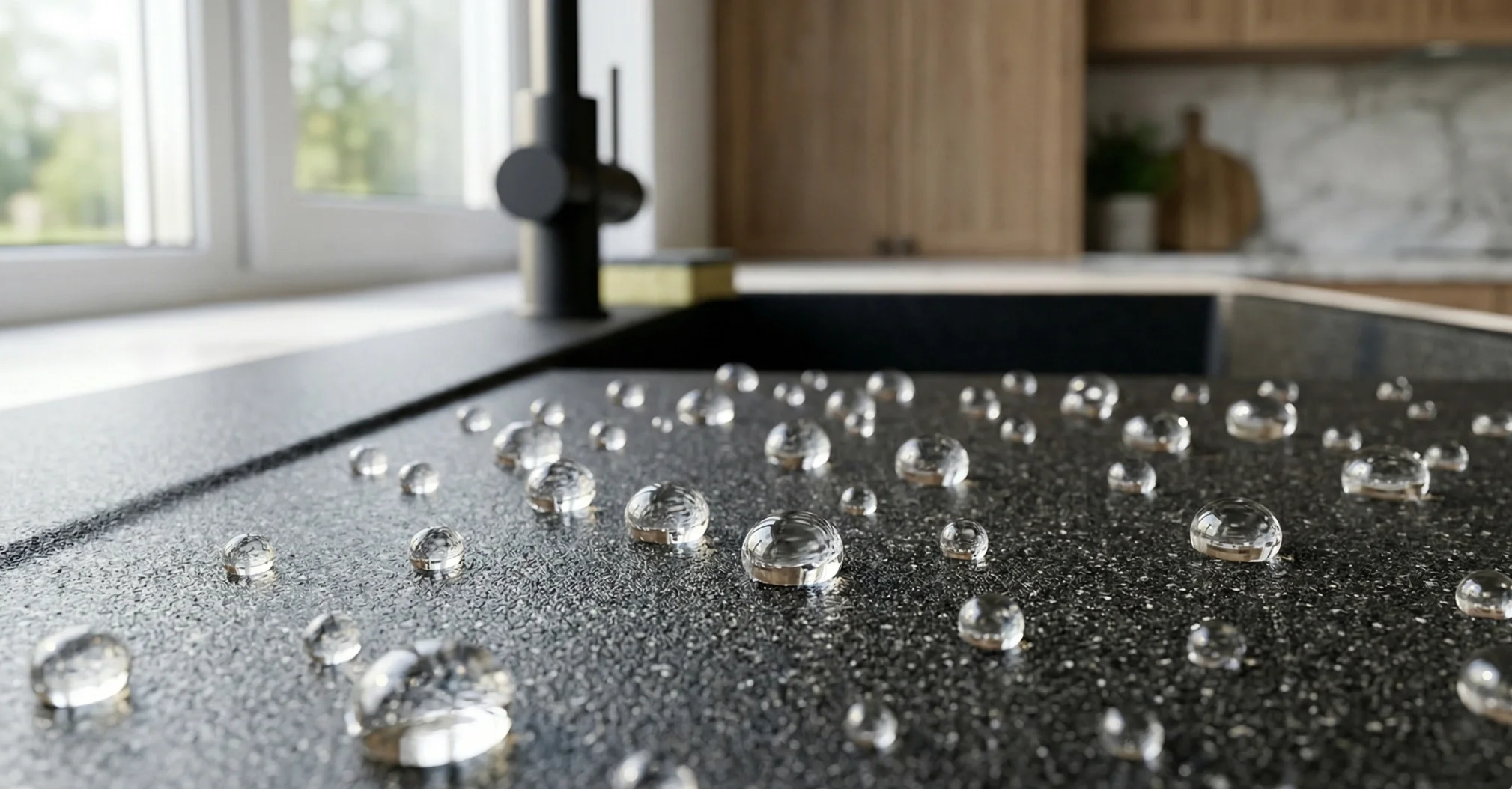 Schnelle Siyah Evye Temizliği Siyah granit evye temizliği ve parlaklık koruma yöntemleri